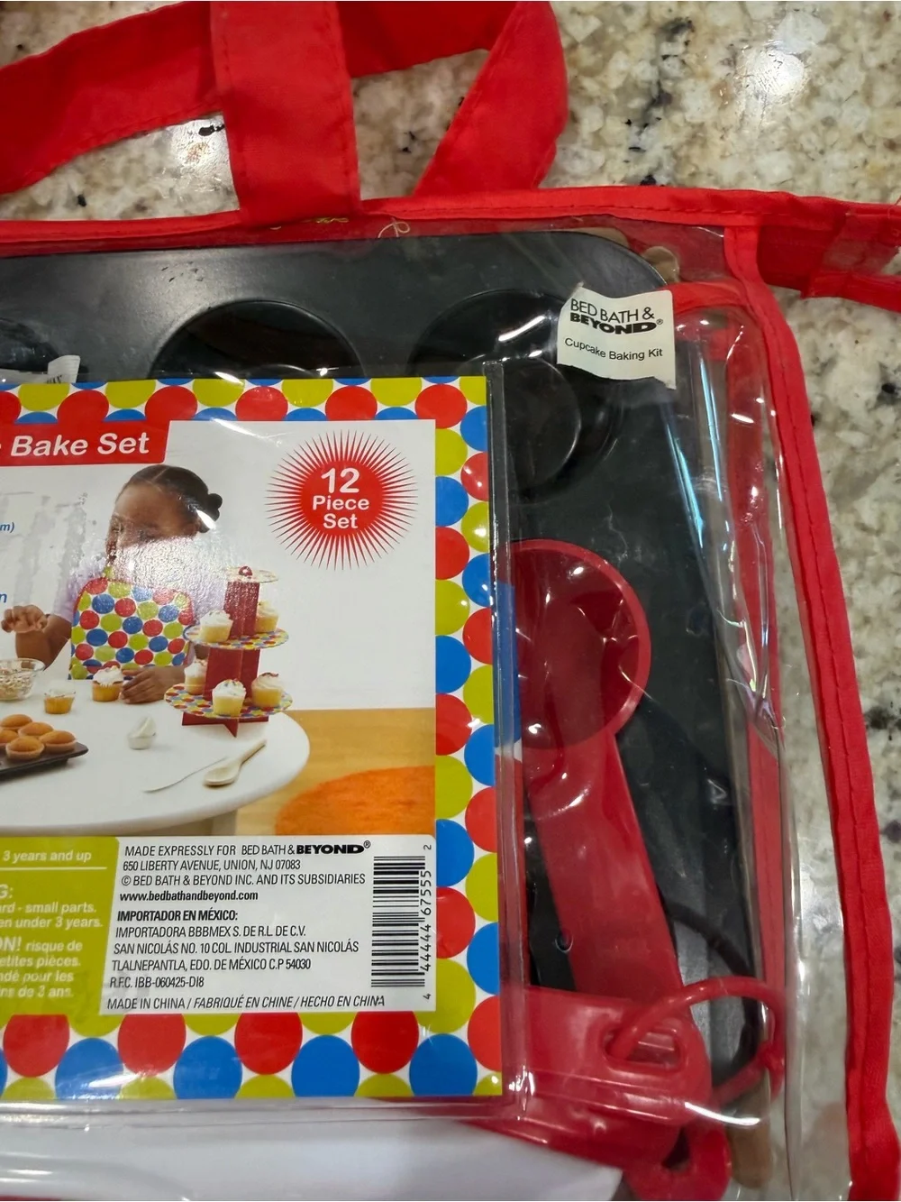 Kid's Cupcake Bake Set - Red